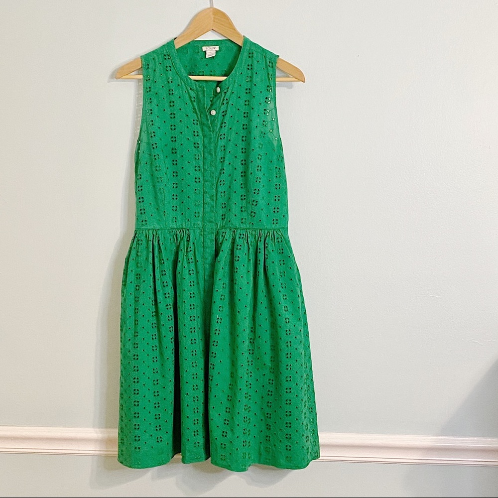 **SOLD ON VINTED** JCrew Eyelet Shirtdress